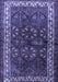 Machine Washable Persian Blue Traditional Rug, wshtr1399blu