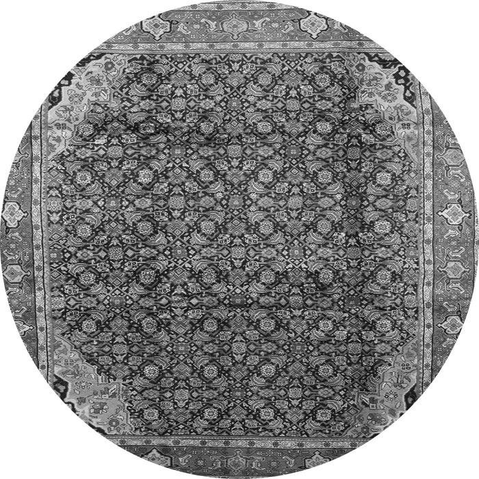 Machine Washable Persian Gray Traditional Rug, wshtr139gry