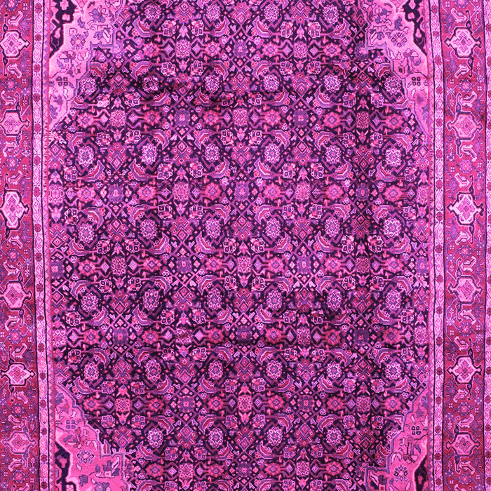 Machine Washable Persian Pink Traditional Rug, wshtr139pnk