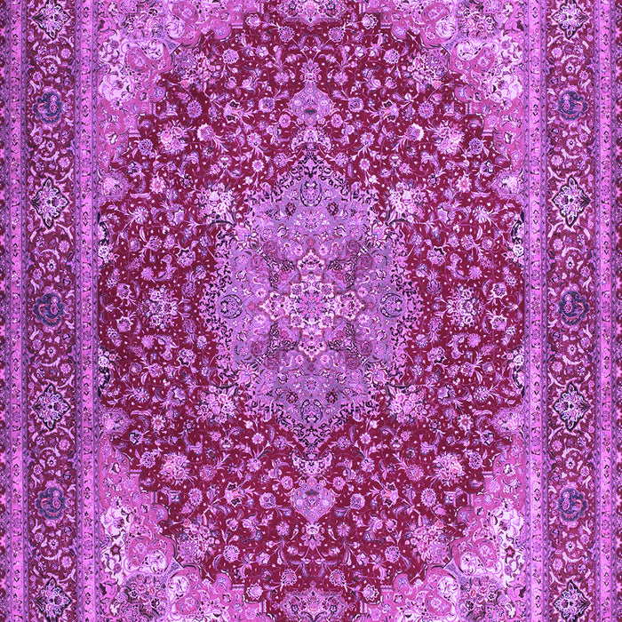 Medallion Purple Traditional Rug, tr13pur