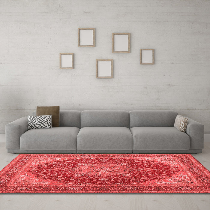 Traditional Red Washable Rugs