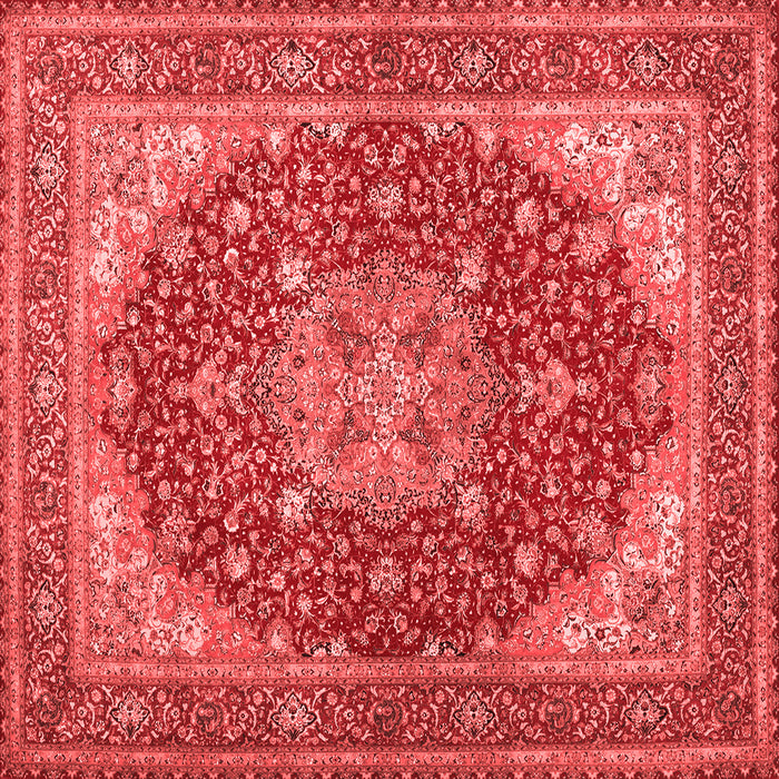 Medallion Red Traditional Rug, tr13red