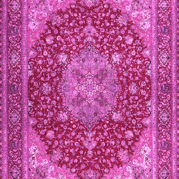 Medallion Pink Traditional Rug, tr13pnk