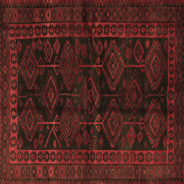 Square Machine Washable Persian Brown Traditional Rug, wshtr1400brn