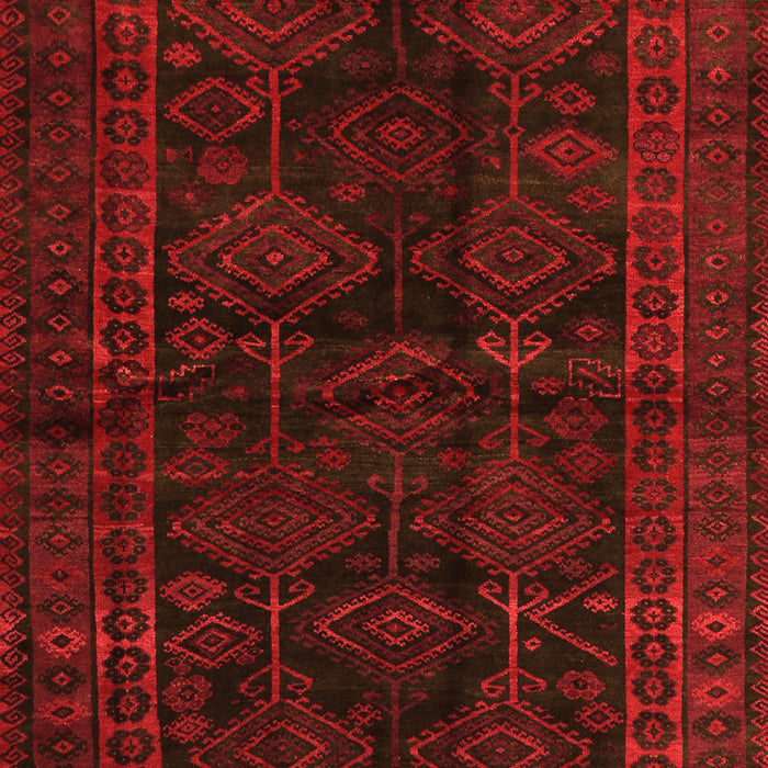 Serging Thickness of Machine Washable Persian Orange Traditional Area Rugs, wshtr1400org