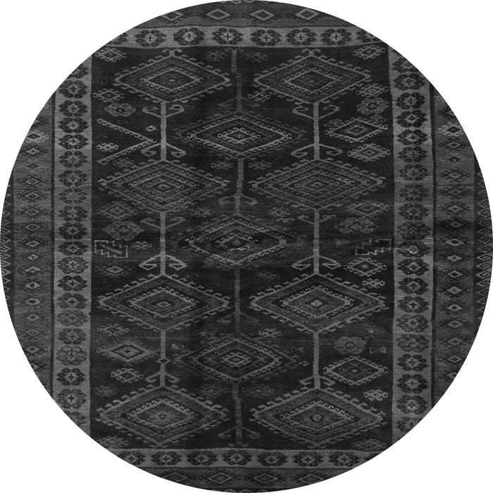 Machine Washable Persian Gray Traditional Rug, wshtr1400gry