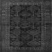 Serging Thickness of Persian Gray Traditional Rug, tr1400gry