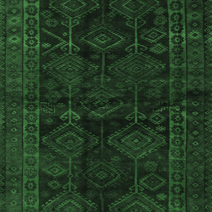 Machine Washable Persian Emerald Green Traditional Area Rugs, wshtr1400emgrn