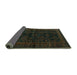 Sideview of Persian Turquoise Traditional Rug, tr1400turq