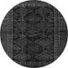 Square Persian Gray Traditional Rug, tr1400gry