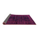 Sideview of Persian Purple Traditional Rug, tr1400pur