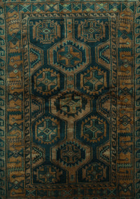 Persian Turquoise Traditional Rug, tr1401turq