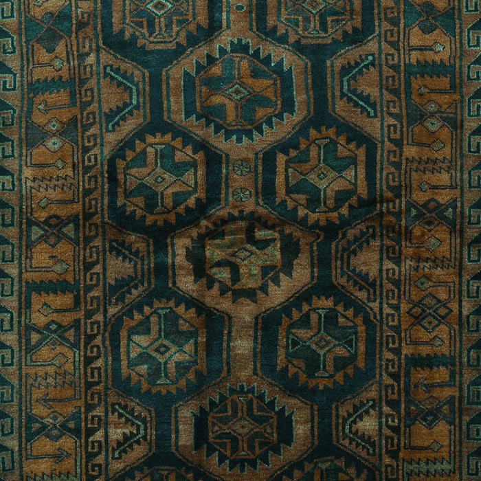 Persian Turquoise Traditional Rug, tr1401turq