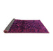 Sideview of Persian Purple Traditional Rug, tr1401pur