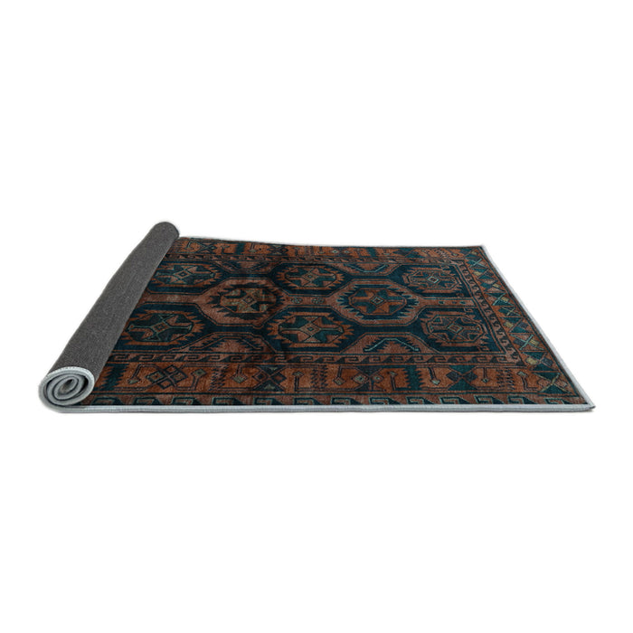 Sideview of Persian Light Blue Traditional Rug, tr1401lblu