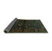Sideview of Persian Turquoise Traditional Rug, tr1401turq