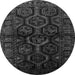 Square Persian Gray Traditional Rug, tr1401gry