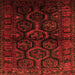 Serging Thickness of Persian Orange Traditional Rug, tr1401org