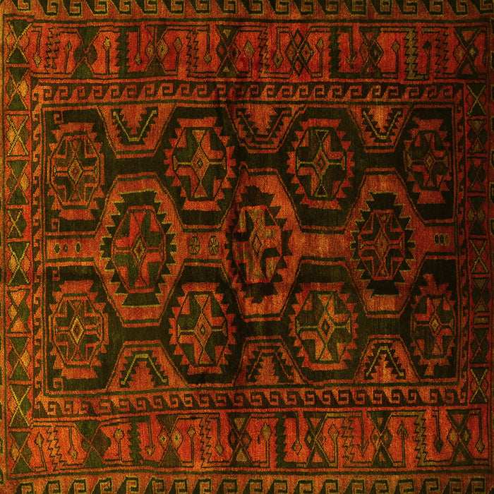 Square Persian Yellow Traditional Rug, tr1401yw