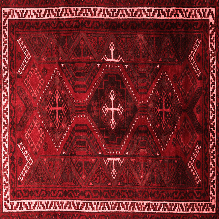 Machine Washable Persian Red Traditional Rug, wshtr1402red