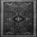 Serging Thickness of Persian Gray Traditional Rug, tr1402gry