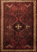 Machine Washable Persian Brown Traditional Rug, wshtr1402brn