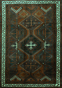 Persian Turquoise Traditional Rug, tr1402turq