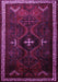 Machine Washable Persian Purple Traditional Area Rugs, wshtr1402pur