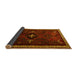 Sideview of Persian Yellow Traditional Rug, tr1402yw
