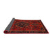 Sideview of Traditional Red Persian Rug, tr1403