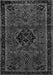 Serging Thickness of Machine Washable Persian Gray Traditional Rug, wshtr1403gry