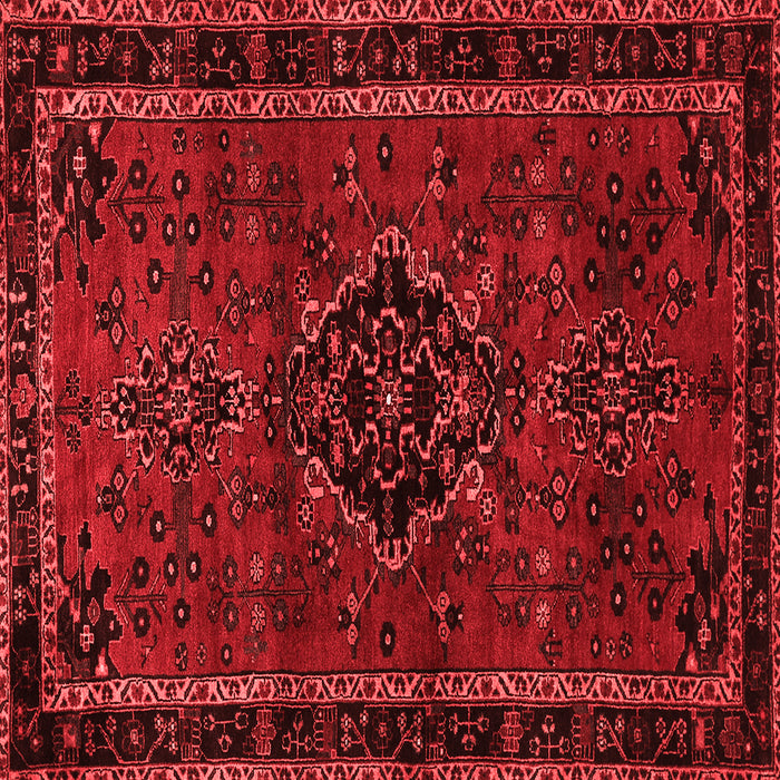 Machine Washable Persian Red Traditional Rug, wshtr1403red