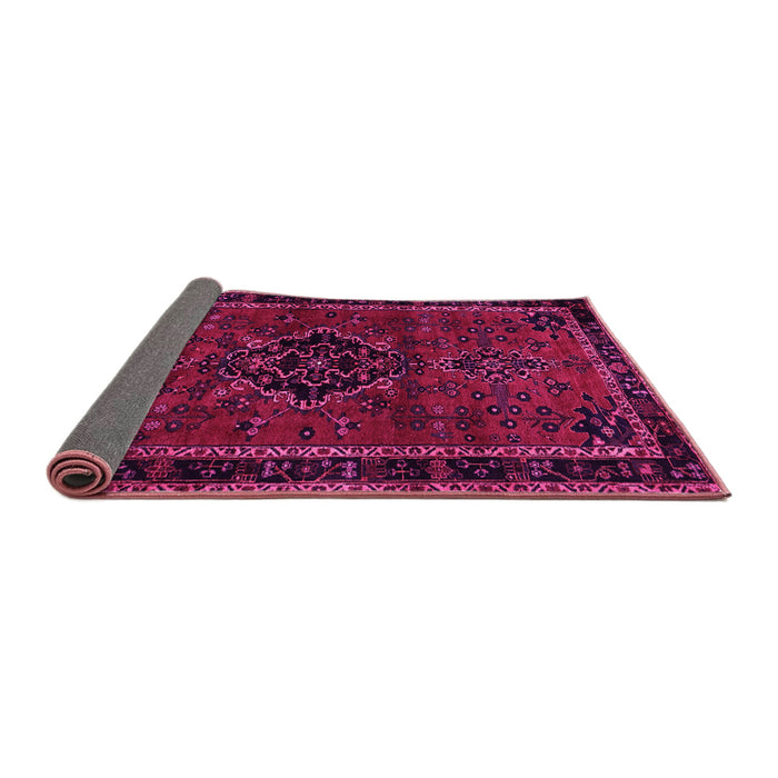Sideview of Persian Pink Traditional Rug, tr1403pnk