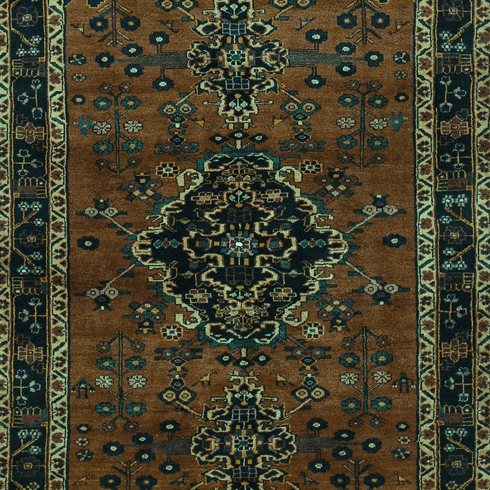 Machine Washable Persian Turquoise Traditional Area Rugs, wshtr1403turq