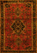 Machine Washable Persian Yellow Traditional Rug, wshtr1403yw