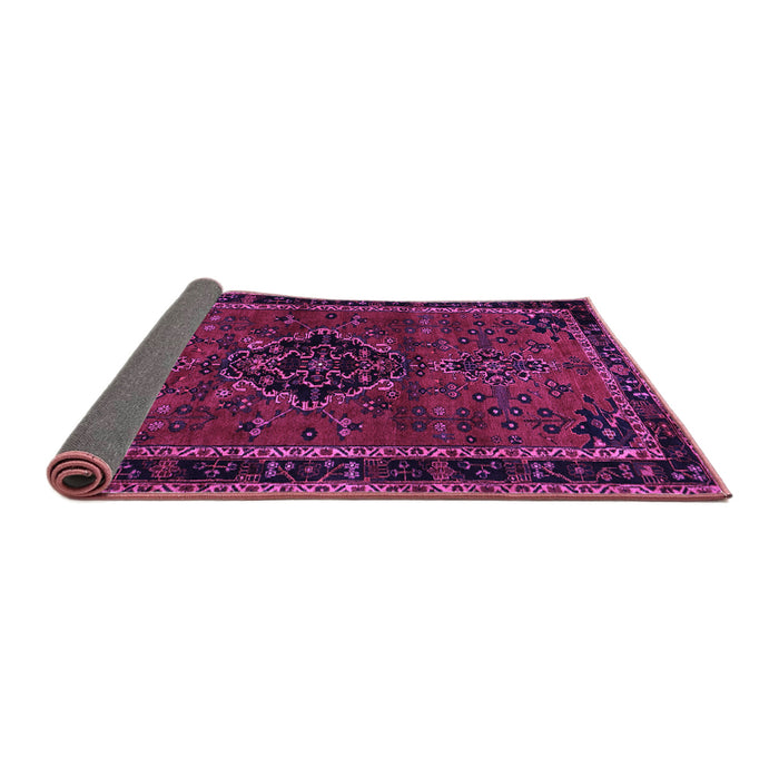 Sideview of Persian Purple Traditional Rug, tr1403pur