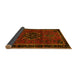 Sideview of Persian Yellow Traditional Rug, tr1403yw