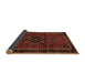 Sideview of Persian Brown Traditional Rug, tr1403brn