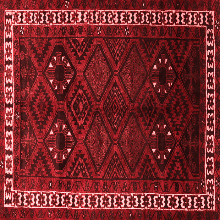 Machine Washable Persian Red Traditional Rug, wshtr1404red