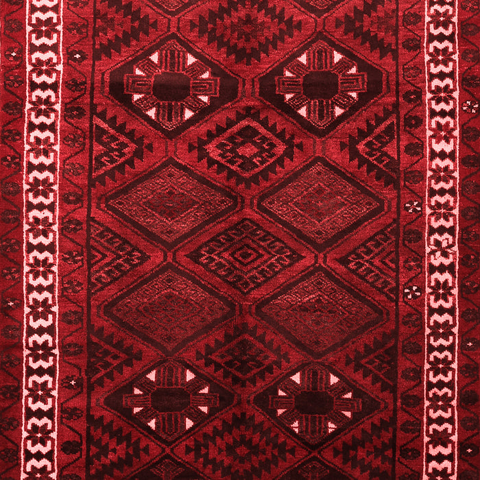 Machine Washable Persian Red Traditional Rug, wshtr1404red