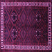 Square Persian Purple Traditional Rug, tr1404pur