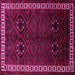 Square Persian Pink Traditional Rug, tr1404pnk