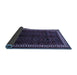 Sideview of Persian Blue Traditional Rug, tr1404blu
