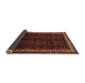 Sideview of Persian Brown Traditional Rug, tr1404brn
