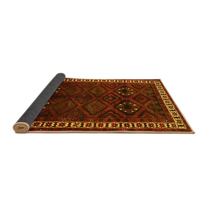 Sideview of Persian Yellow Traditional Rug, tr1404yw
