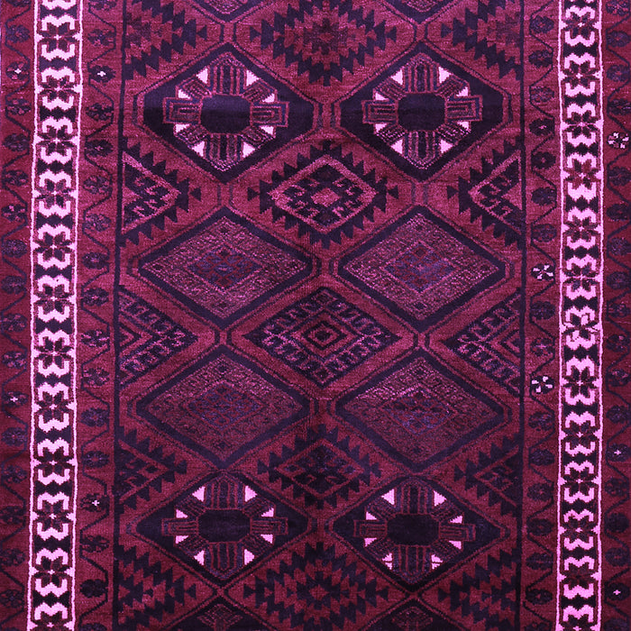 Machine Washable Persian Purple Traditional Area Rugs, wshtr1404pur