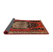 Sideview of Traditional Red Persian Rug, tr1405