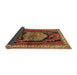 Sideview of Persian Brown Traditional Rug, tr1405brn