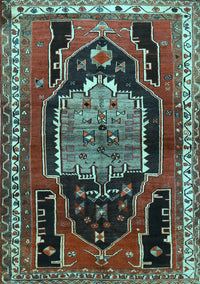 Persian Light Blue Traditional Rug, tr1405lblu