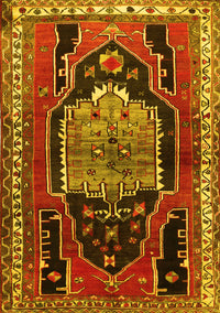 Persian Yellow Traditional Rug, tr1405yw